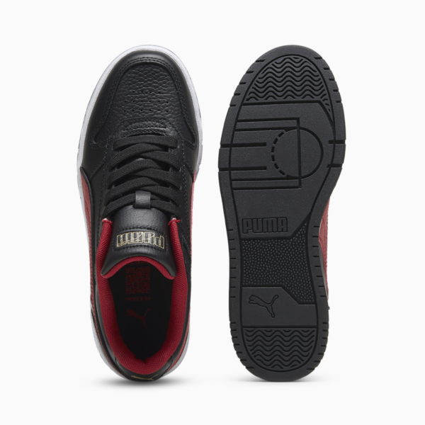 RBD Game Low Sneakers Youth, PUMA Black-PUMA Gold-Club Red, large-ZAF