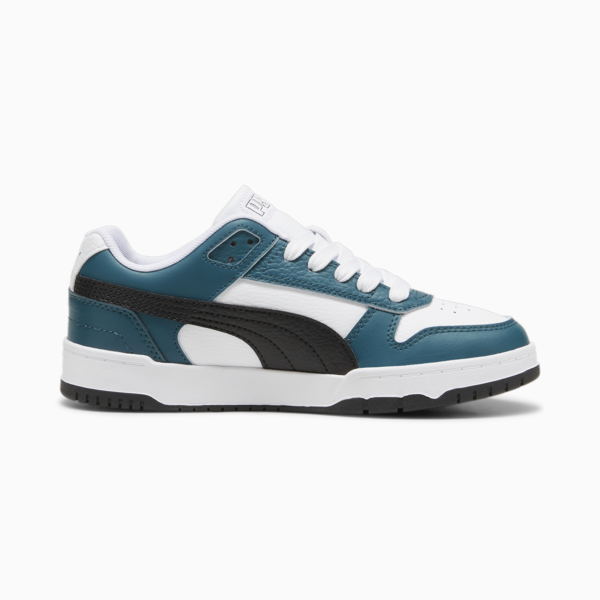 RBD Game Low Sneakers Youth, Cold Green-PUMA Black-PUMA White, large-ZAF
