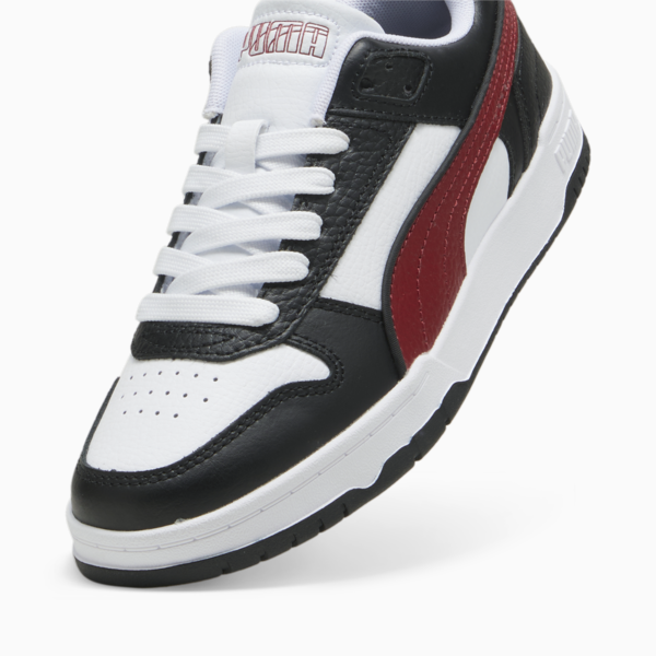 RBD Game Low Sneakers Youth, PUMA Black-Intense Red-PUMA White, large-ZAF
