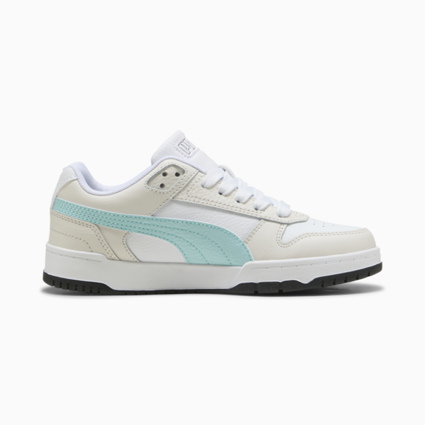 RBD Game Low Sneakers Youth, Vapor Gray-Safe Lake-PUMA White, large-ZAF