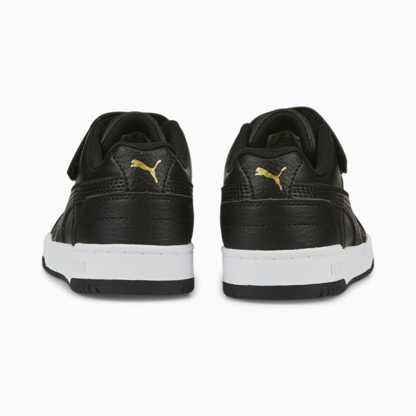 RBD Game Low Sneakers Kids, Puma Black-Puma Black-Puma Team Gold-PUMA White, large-ZAF