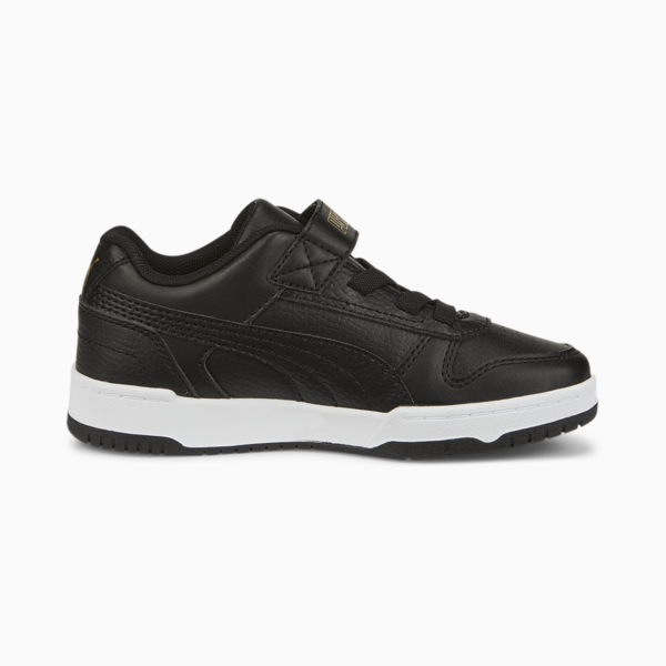 RBD Game Low Sneakers Kids, Puma Black-Puma Black-Puma Team Gold-PUMA White, large-ZAF