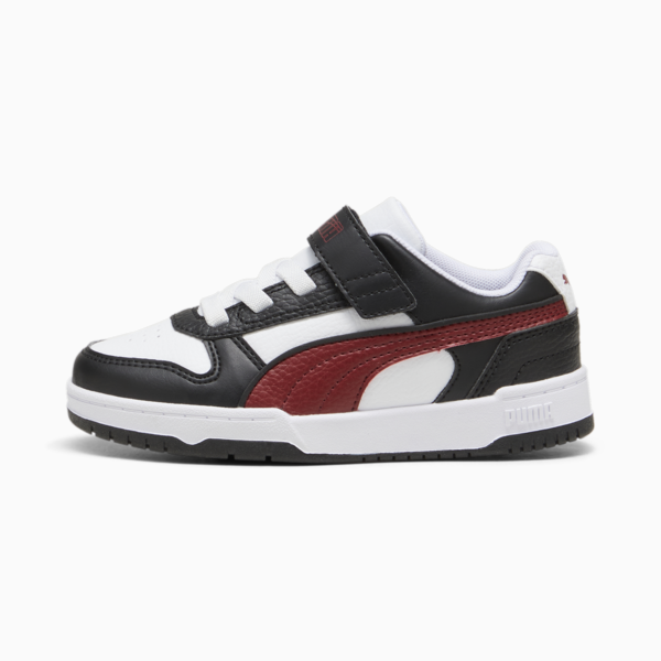 RBD Game Low Sneakers Kids, PUMA Black-Intense Red-PUMA White, large-ZAF