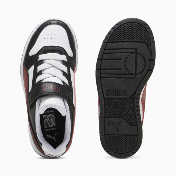 RBD Game Low Sneakers Kids, PUMA Black-Intense Red-PUMA White, large-ZAF