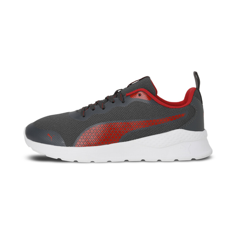 

Men's PUMA Lyon Sneakers, Black/red/silver