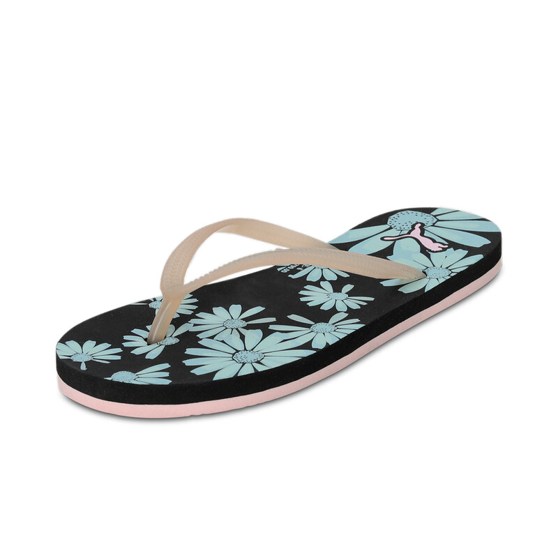 

Women's PUMA Swift Flip Flops, Black/blue