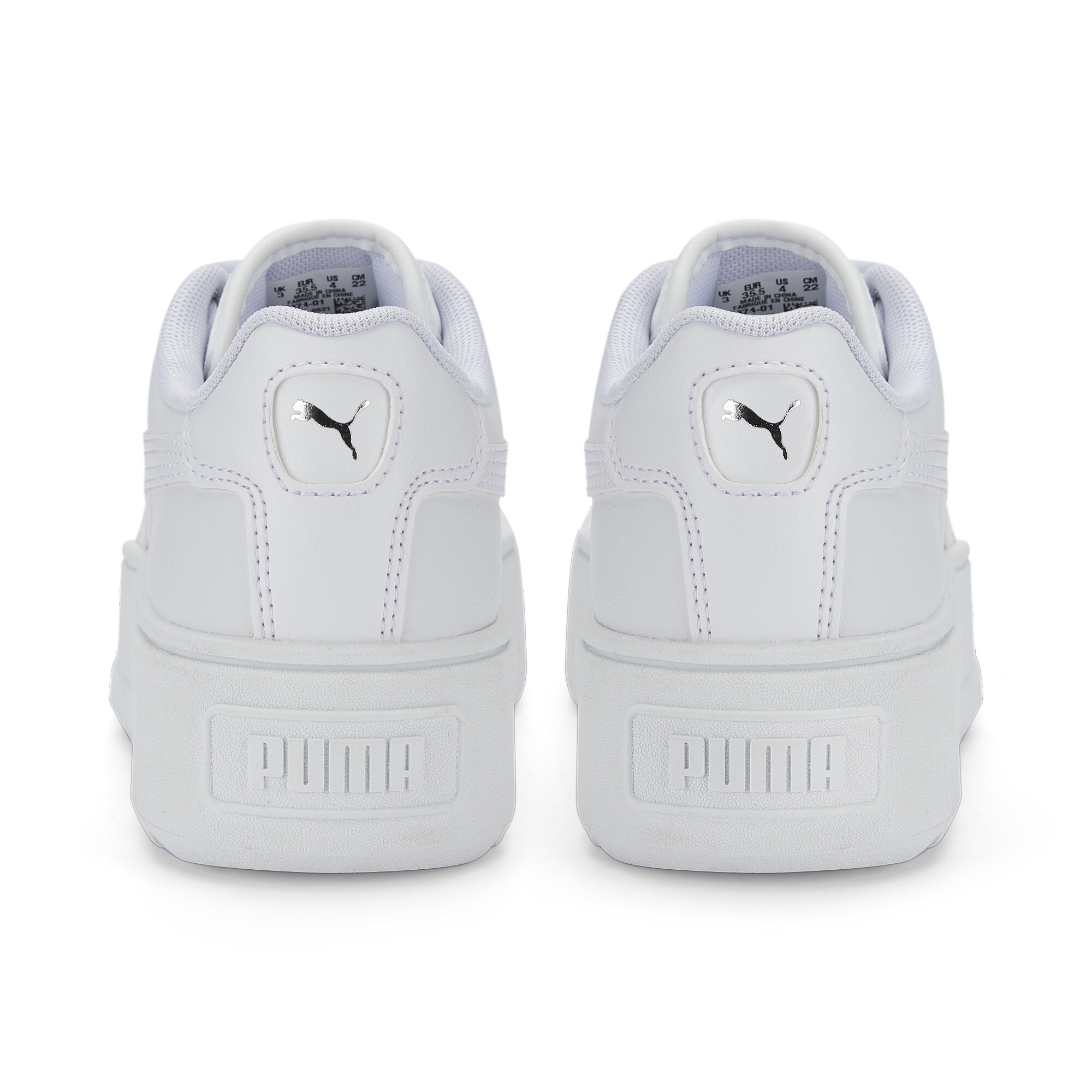 Women's Puma Karmen L Sneakers Youth, White, Size 37.5, Shoes