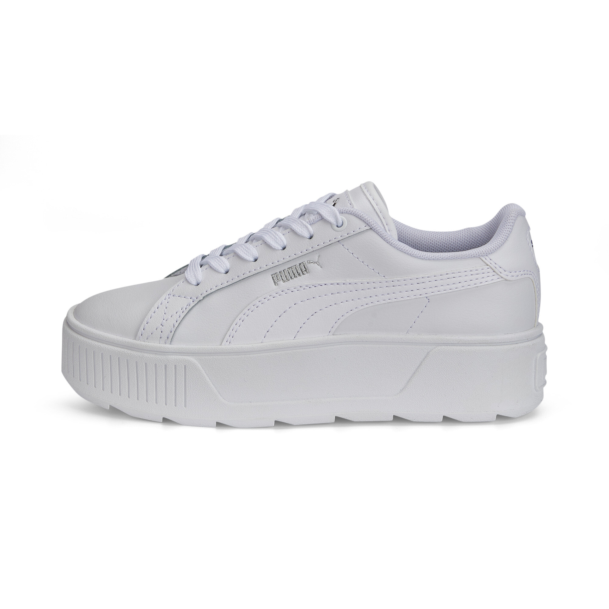 Women's Puma Karmen L Sneakers Youth, White, Size 36, Shoes