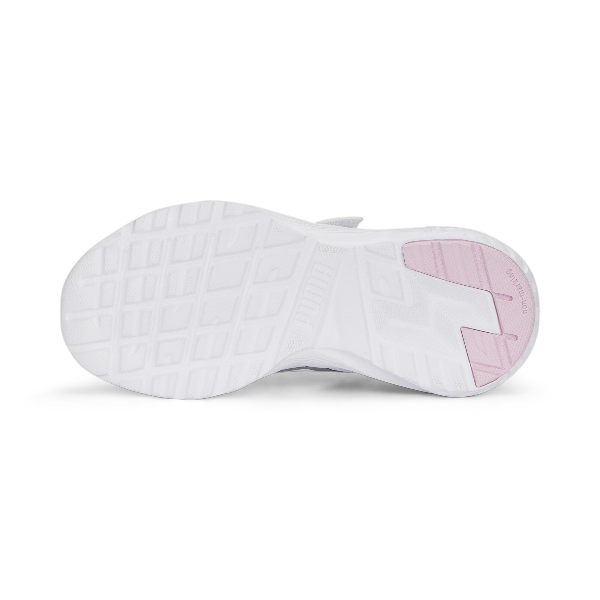 PUMA All-Day Active sneakers met alternatieve sluiting, Roze/Wit/Zilver, Maat 27,5 thumbnail 4