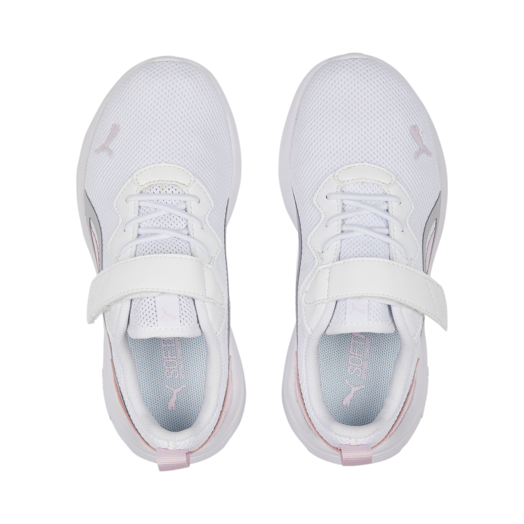 All-Day Active sneakers met alternatieve sluiting, Roze/Wit/Zilver, Maat 33 | PUMA