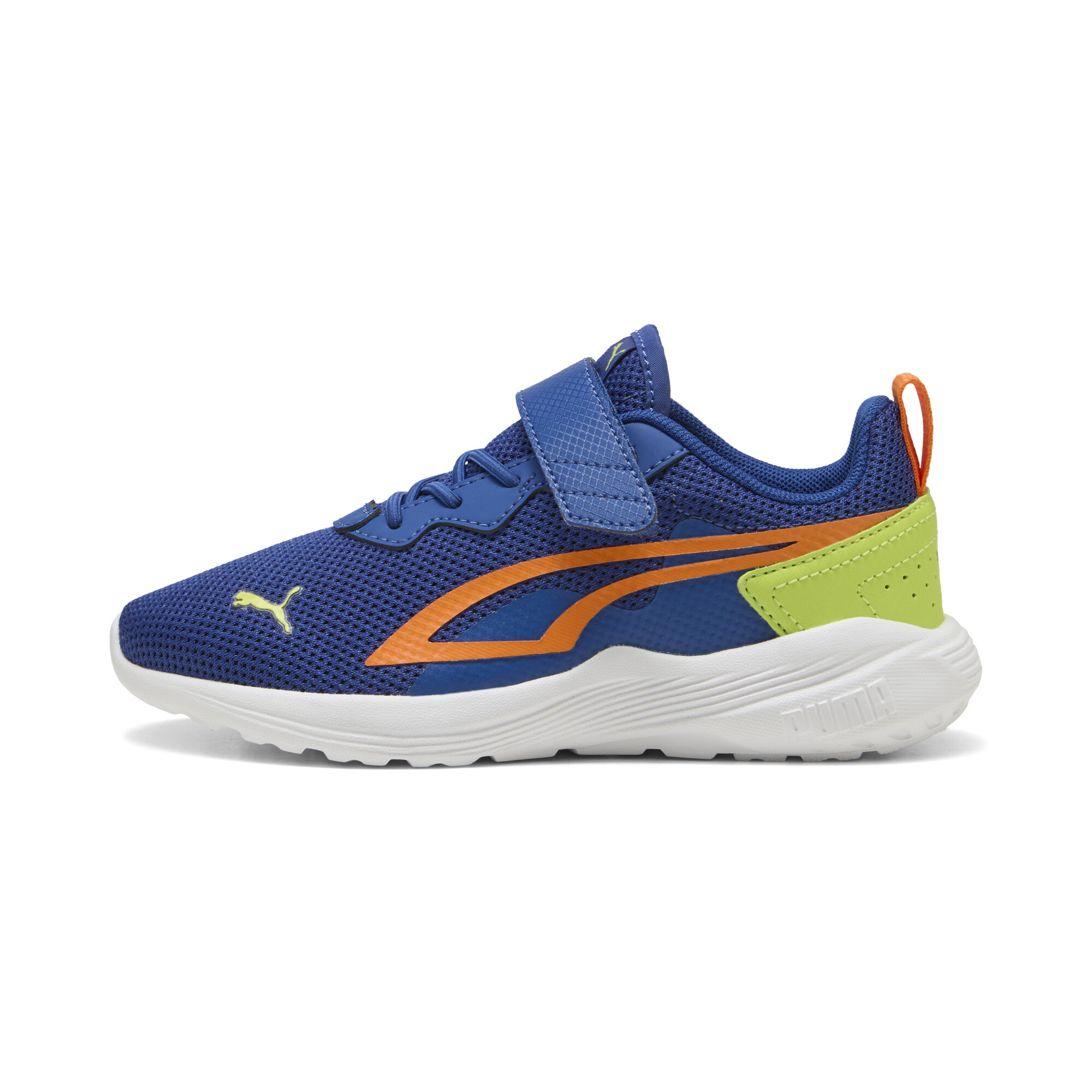 Puma All-Day Active Sneakers mit alternativem Verschluss Kinder Schuhe | Mit Plain | Clyde Royal/Orange Glo/Lime Smash |...