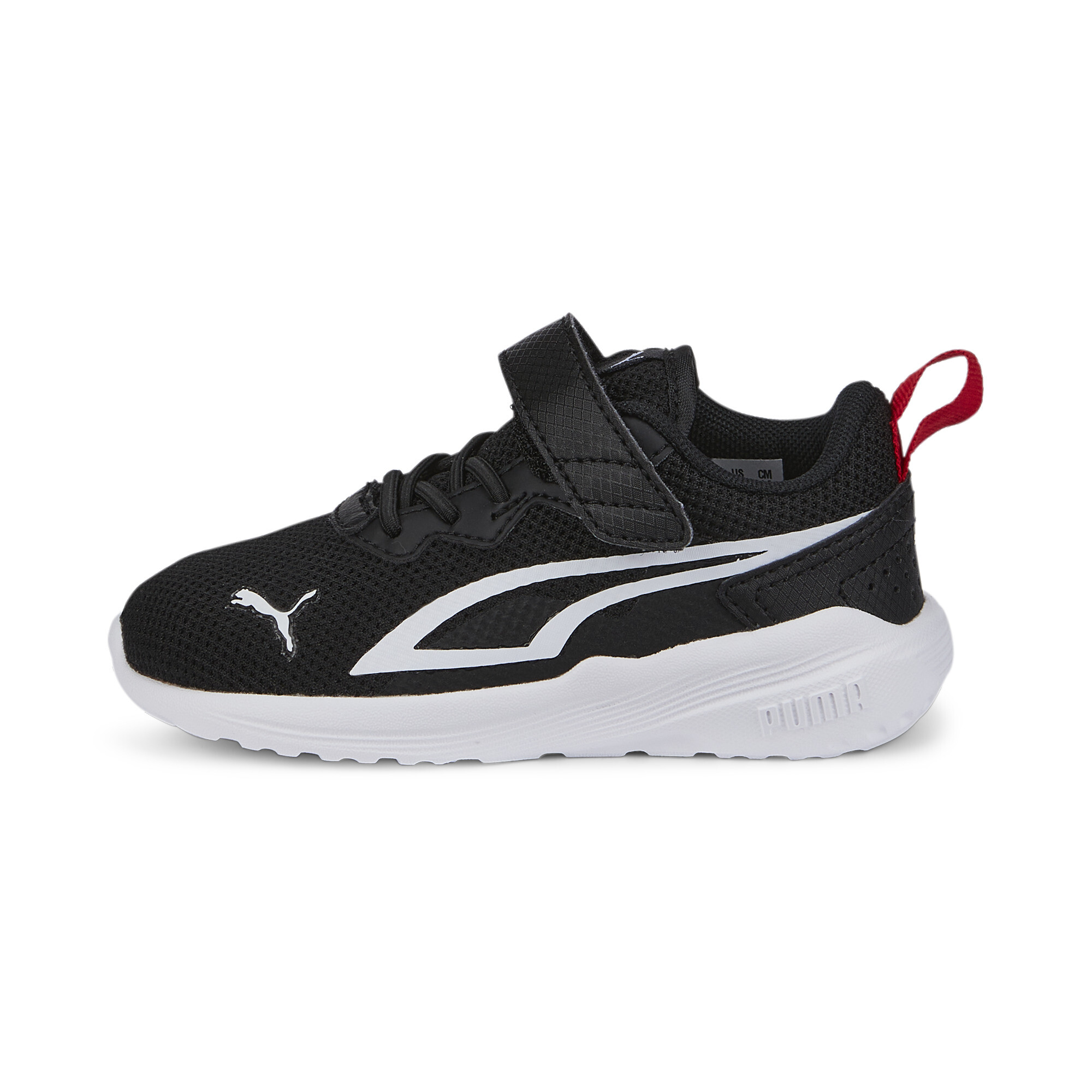 Puma All-Day Active Sneakers mit alternativem Verschluss Babys Schuhe | Mit Plain | Black/White | Größe: 23