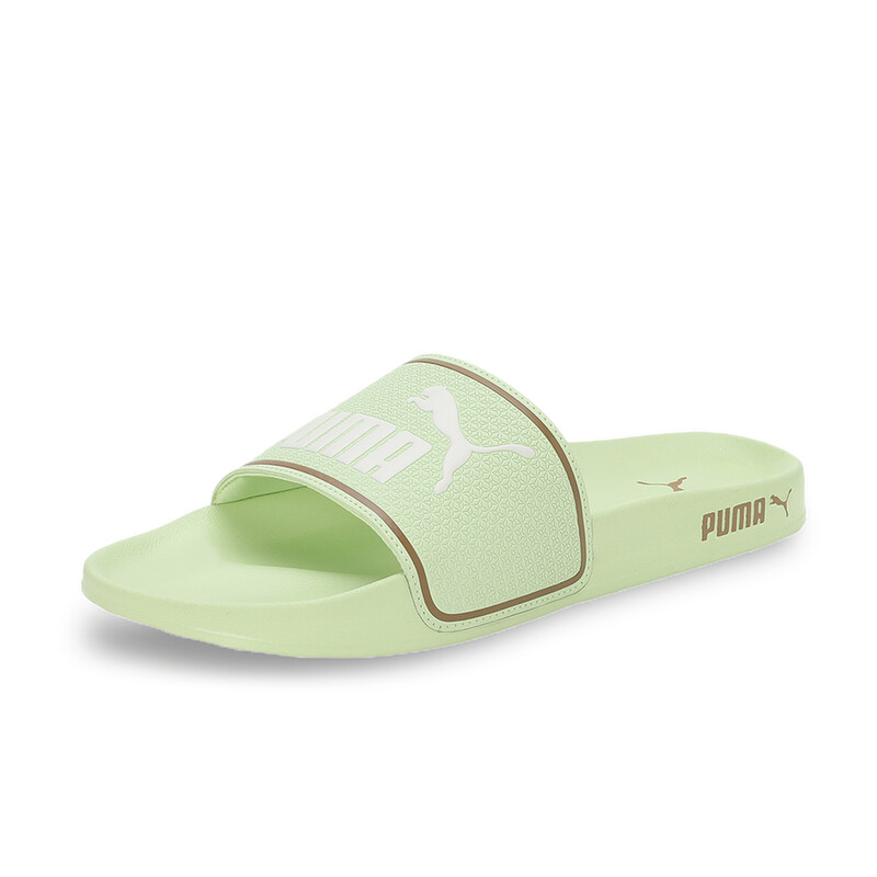 

Men's PUMA Leadcat 2.0 Summer Resort Unisex Slides, White/gray/green