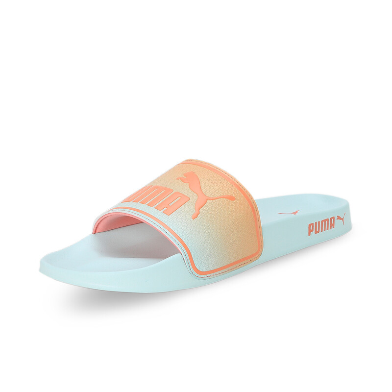 

Men's PUMA Leadcat 2.0 Summer Camp Unisex Slides, Black/pink/blue