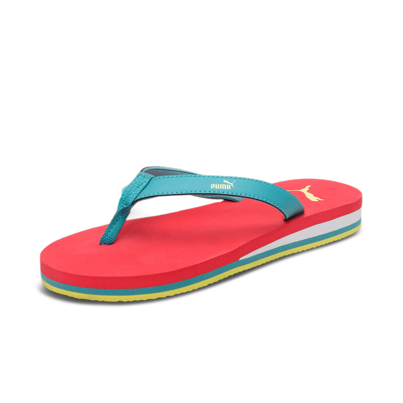 

PUMA Alice Flip-Flops Sandals, White/purple/yellow