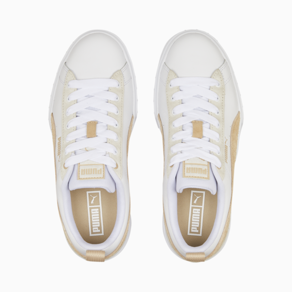 Zapatillas Mayze Mix para mujer, Puma White-Light Sand, large-ARG