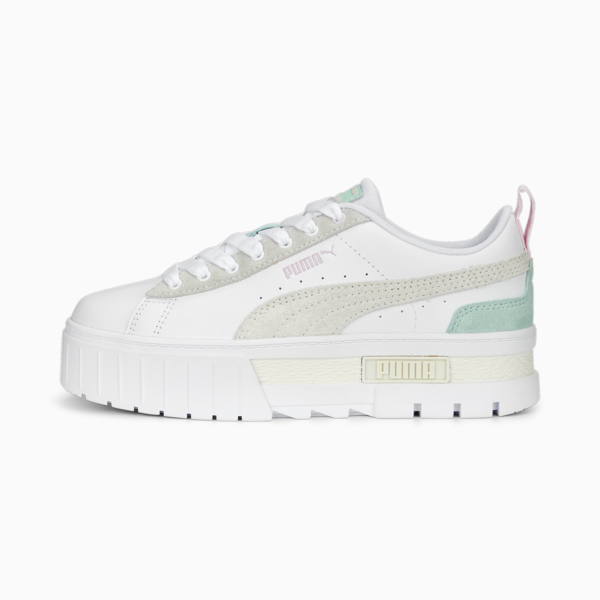 Zapatillas Mayze Mix para mujer, PUMA White-Warm White, large-ARG