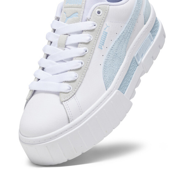 Zapatillas Mayze Mix para mujer, PUMA White-Icy Blue, large-ARG