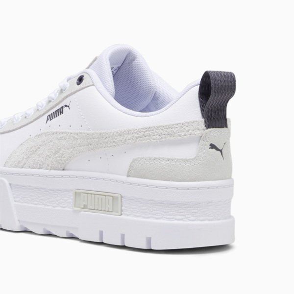 Zapatillas Mayze Mix para mujer, PUMA White-Dark Coal, large-ARG