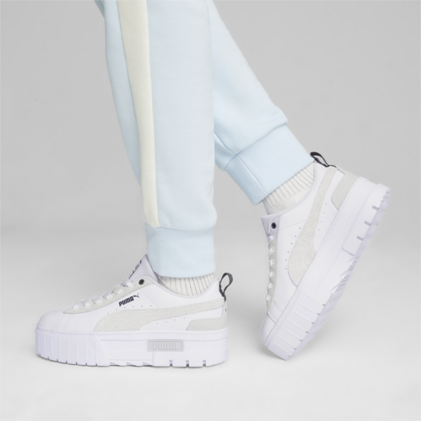 Zapatillas Mayze Mix para mujer, PUMA White-Dark Coal, large-ARG