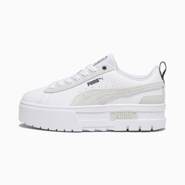 Zapatillas Mayze Mix para mujer, PUMA White-Dark Coal, large-ARG