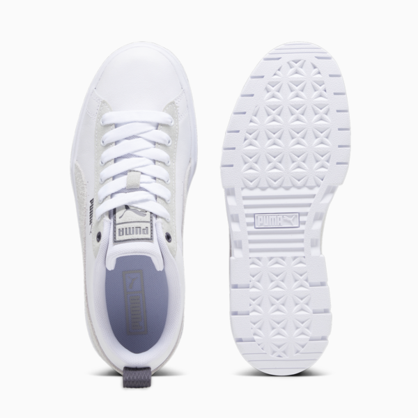 Zapatillas Mayze Mix para mujer, PUMA White-Dark Coal, large-ARG