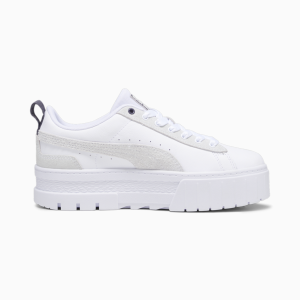 Zapatillas Mayze Mix para mujer, PUMA White-Dark Coal, large-ARG