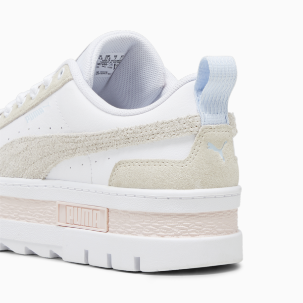 Mayze Mix Women's Sneakers, PUMA White-Alpine Snow, large-ZAF