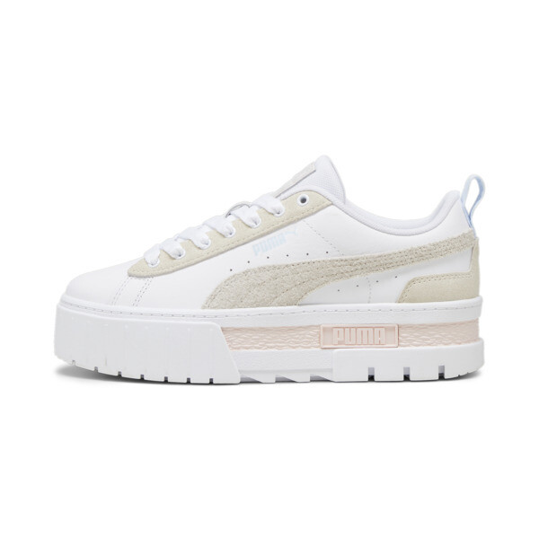 Zapatillas Mayze Mix para mujer, PUMA White-Alpine Snow, large-ARG