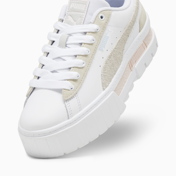 Zapatillas Mayze Mix para mujer, PUMA White-Alpine Snow, large-ARG