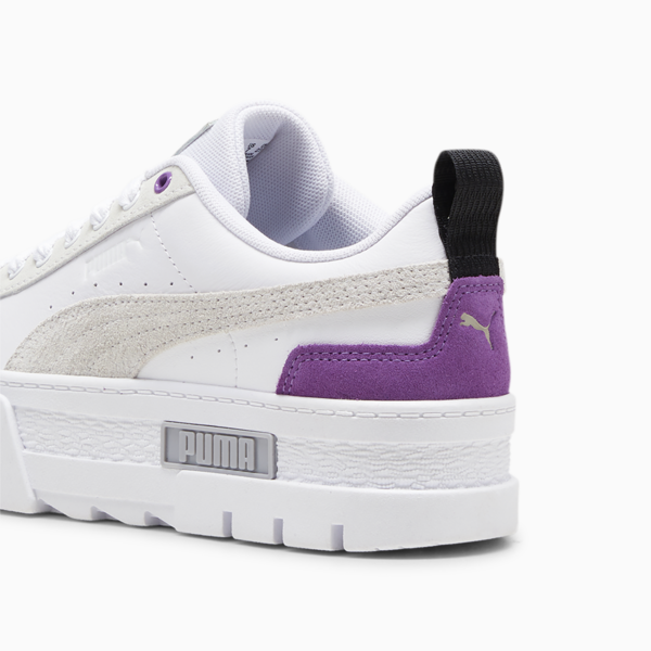 Zapatillas Mayze Mix para mujer, PUMA White-Ultraviolet, large-ARG