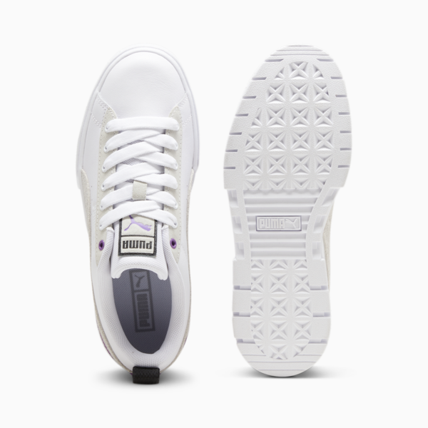 Zapatillas Mayze Mix para mujer, PUMA White-Ultraviolet, large-ARG