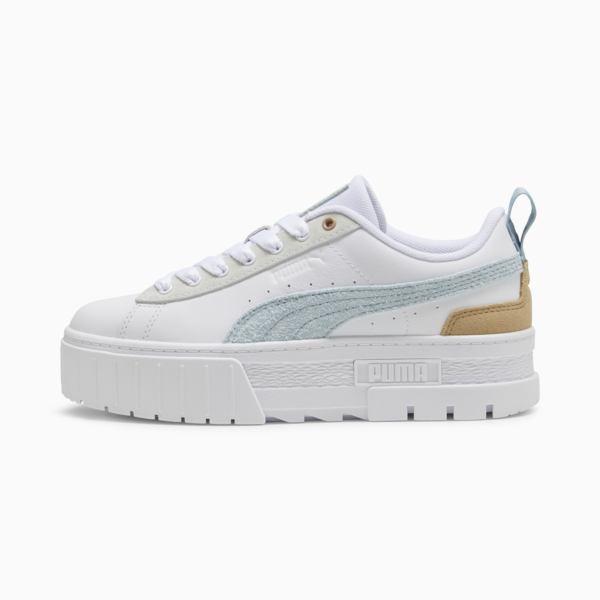 Zapatillas Mayze Mix para mujer, PUMA White-Turquoise Surf, large-ARG