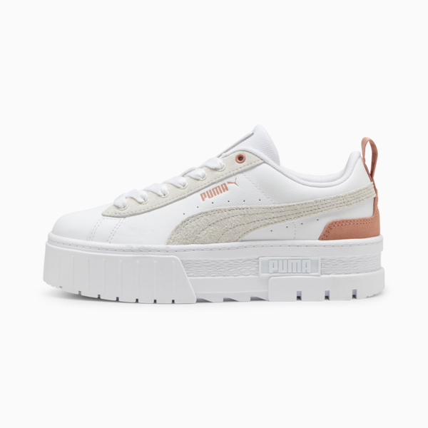 Mayze Mix Sneakers Women, PUMA White-Vapor Gray, large-MEX