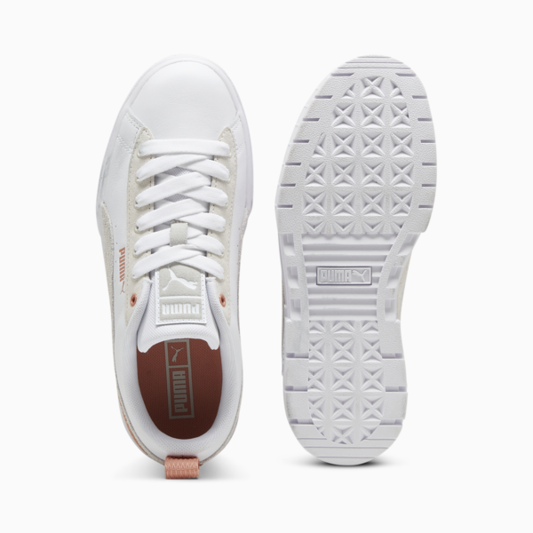 Zapatillas Mayze Mix para mujer, PUMA White-Vapor Gray, large-ARG