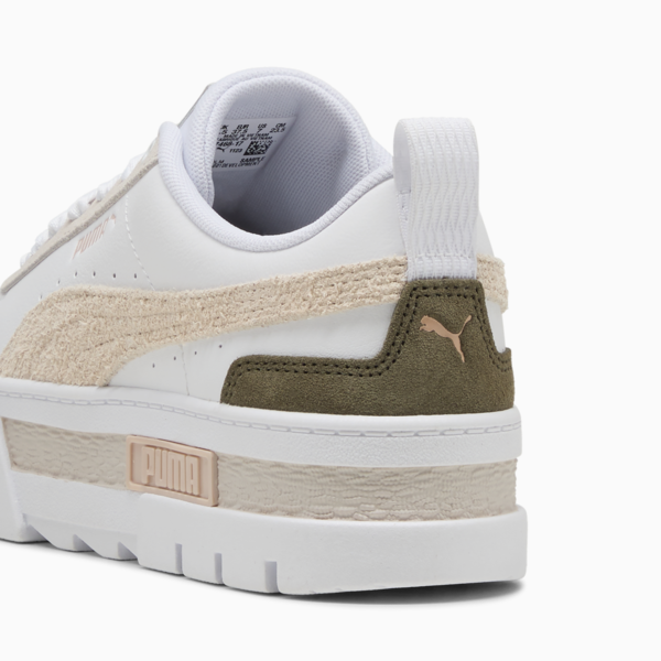 Zapatillas Mayze Mix para mujer, PUMA White-Alpine Snow-Loden Green, large-ARG