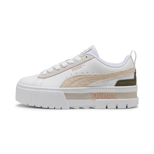 Zapatillas PUMA Mayze Mix para Mujer En Blanco/Alpine Snow/Loden Verde