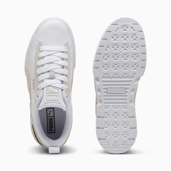 Zapatillas Mayze Mix para mujer, PUMA White-Alpine Snow-Loden Green, large-ARG