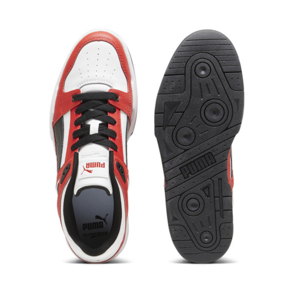 Puma red leather shoes hot sale