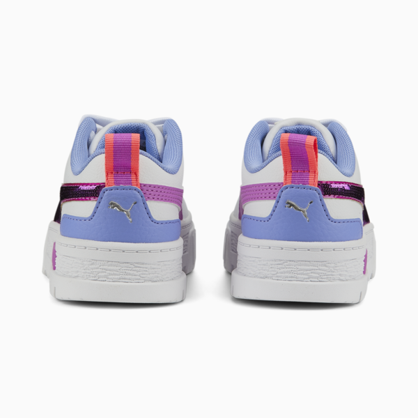 Mayze Glitzy Sneakers Kids, Puma White-Elektro Purple-Electric Orchid, large-MEX