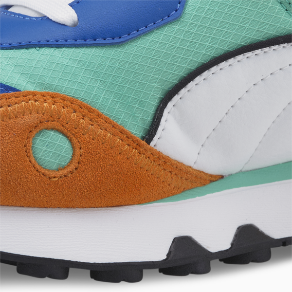 Rider FV Sneakers, Biscay Green-Vibrant Orange, large-ZAF