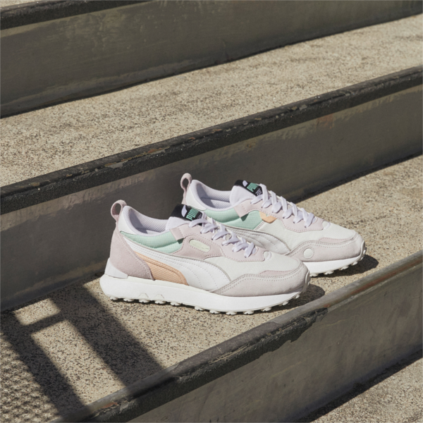 Rider FV Sneakers, Puma White-Lavender Fog, large-ZAF