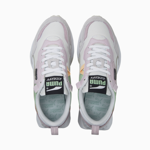 Rider FV Sneakers, Puma White-Lavender Fog, large-ZAF