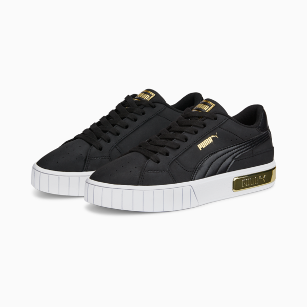 Cali Star Glam Sneakers Women, Puma Black-Puma White-Puma Team Gold, large-ZAF