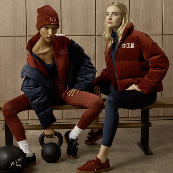 PUMA x VOGUE Suede Classic Sneakers Women, Intense Red-Intense Red, large-ZAF