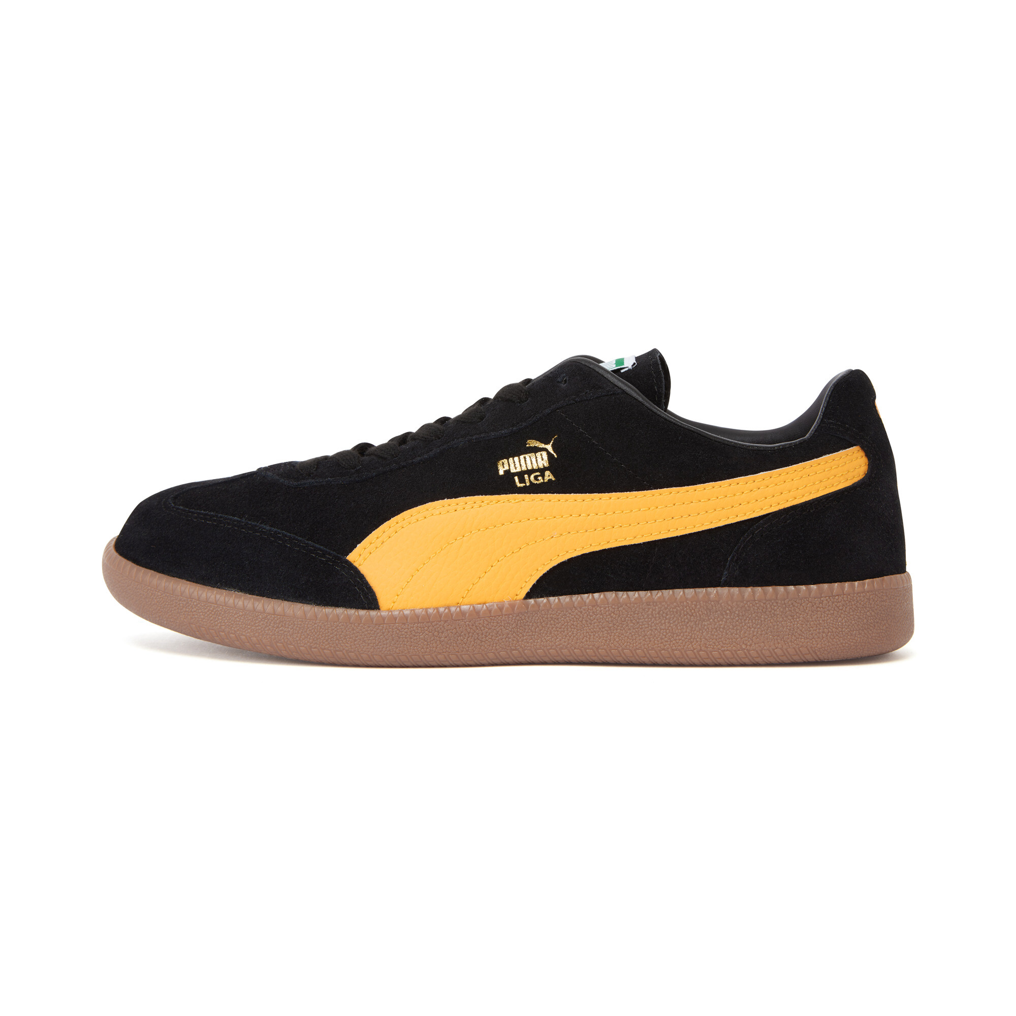 Puma Liga Suede Sneakers, Black, Size 46, Shoes