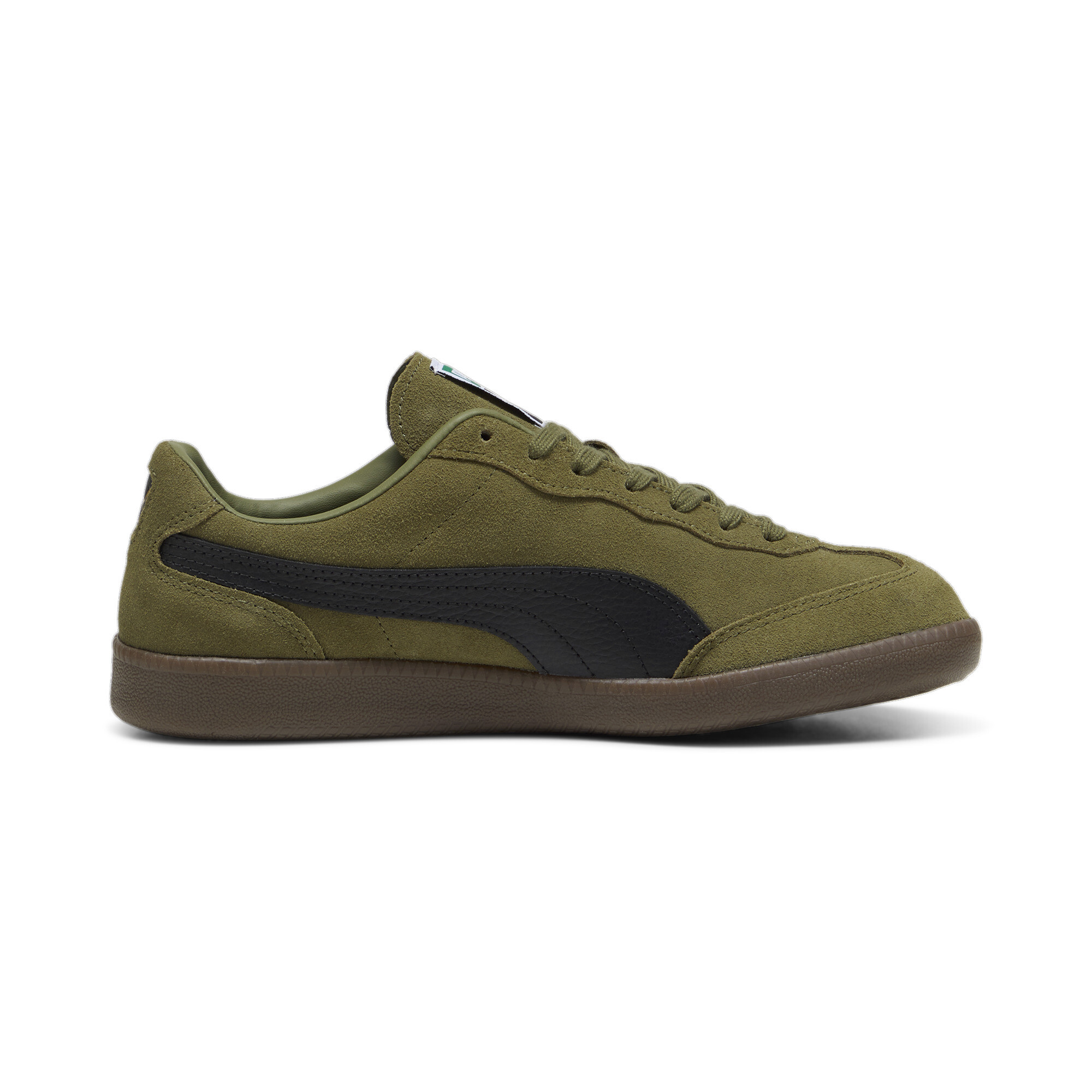 Puma Liga Suede Sneakers, Green, Size 40, Shoes