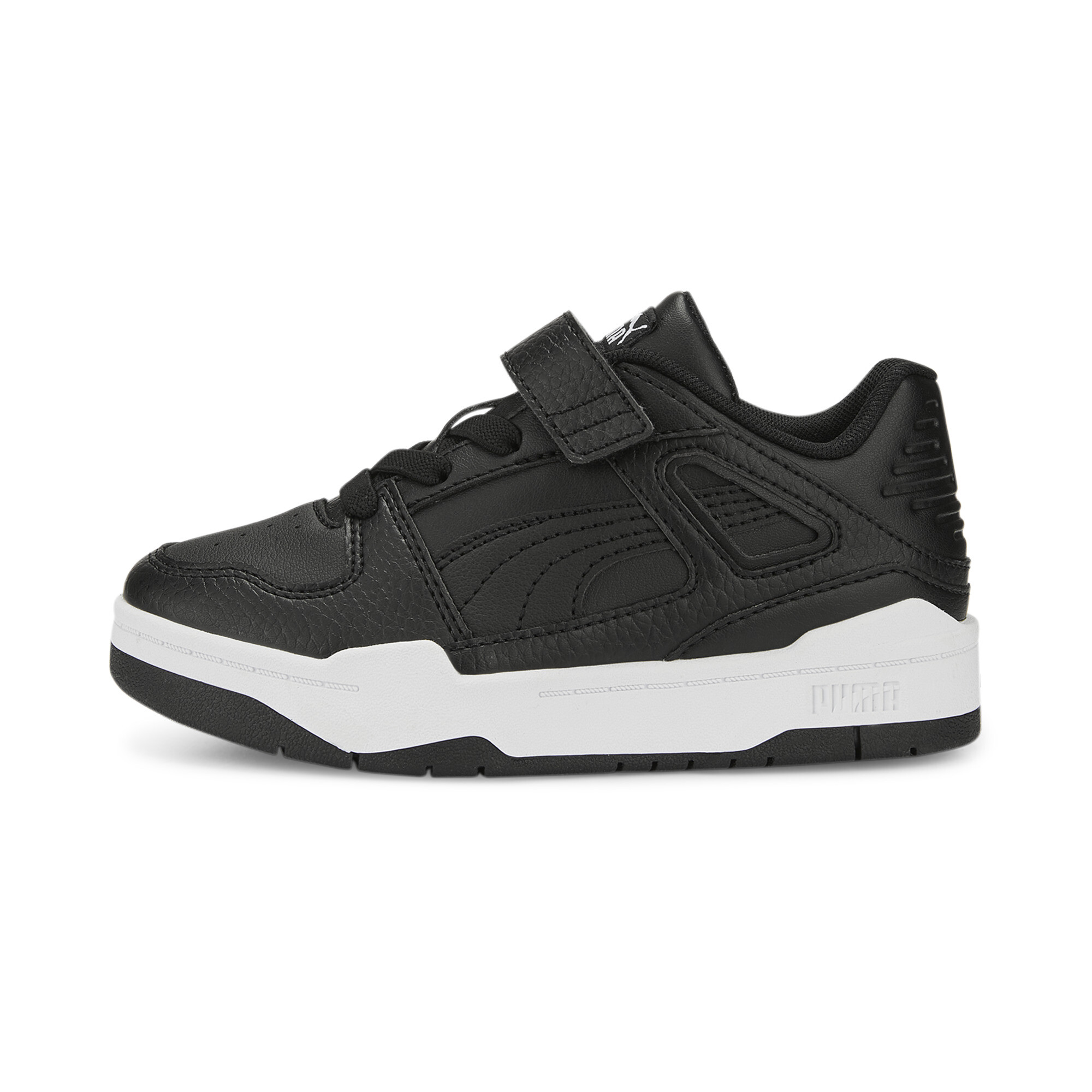 Puma Slipstream Leather Alternative Closure Sneakers Kids, Black, Size 30, Shoes