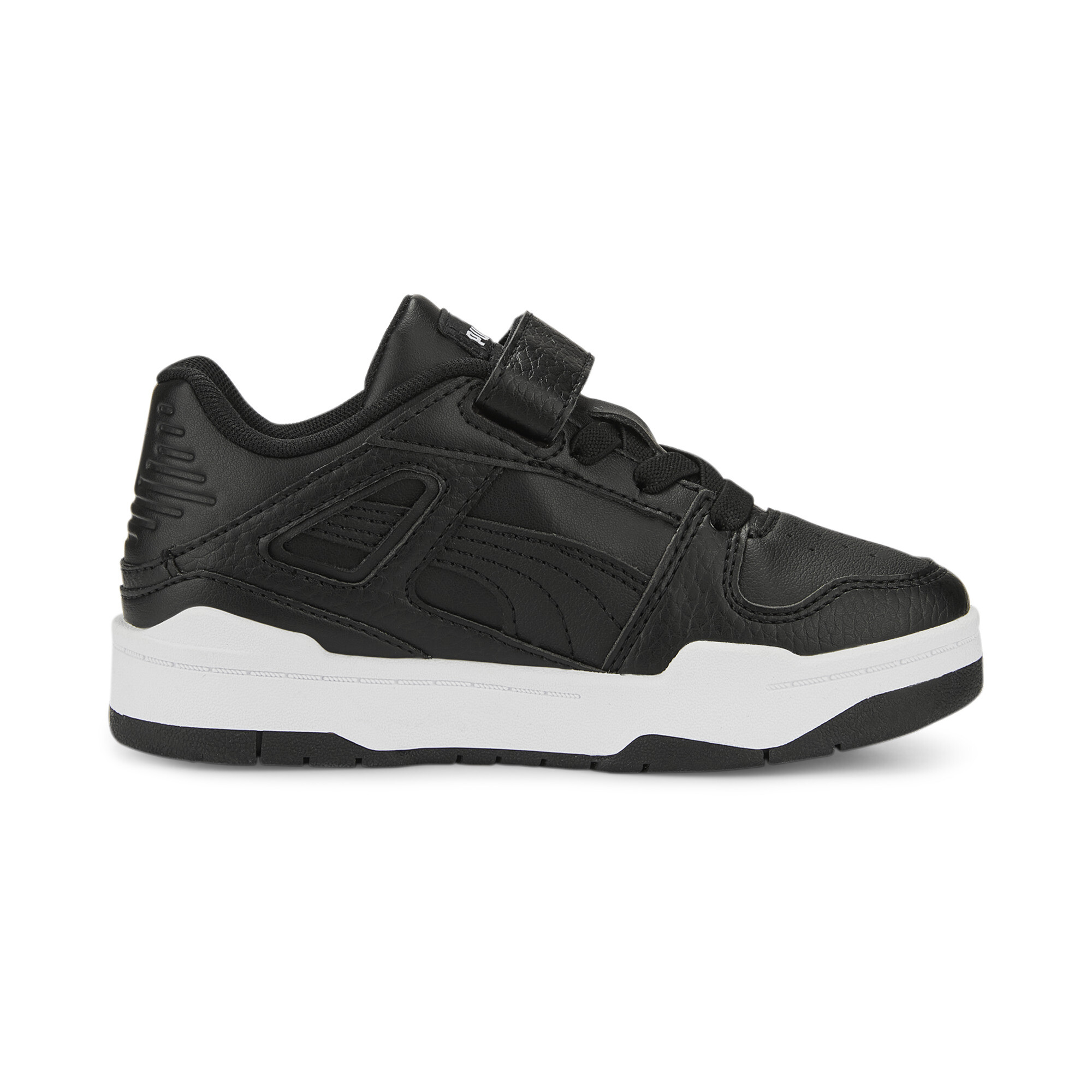 Puma Slipstream Leather Alternative Closure Sneakers Kids, Black, Size 30, Shoes