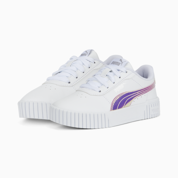 Zapatillas Carina 2.0 Holo para niñas, Puma White-Puma Silver, large-ARG